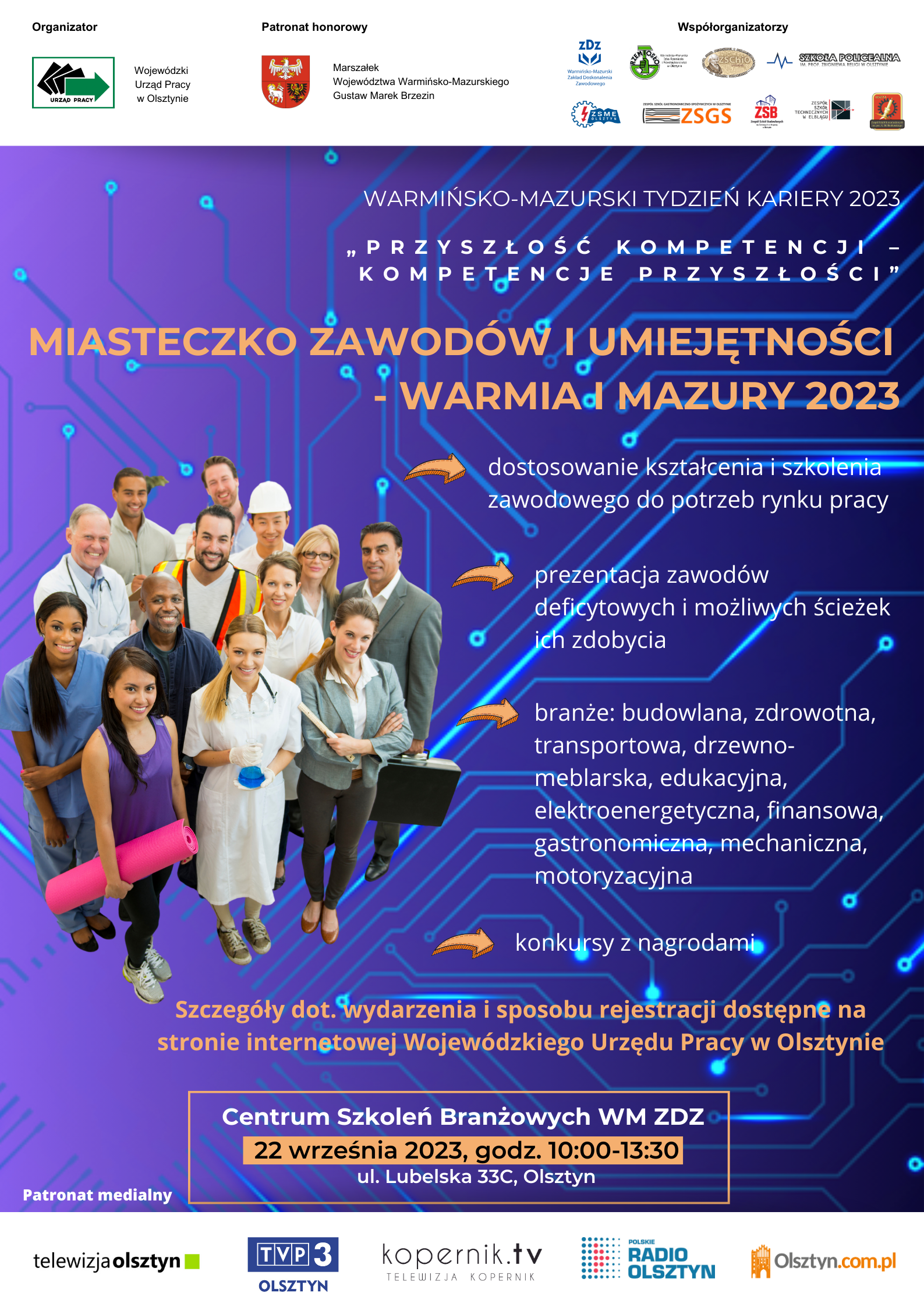 Miasteczko zawodów 22.09.2023 r. - plakat